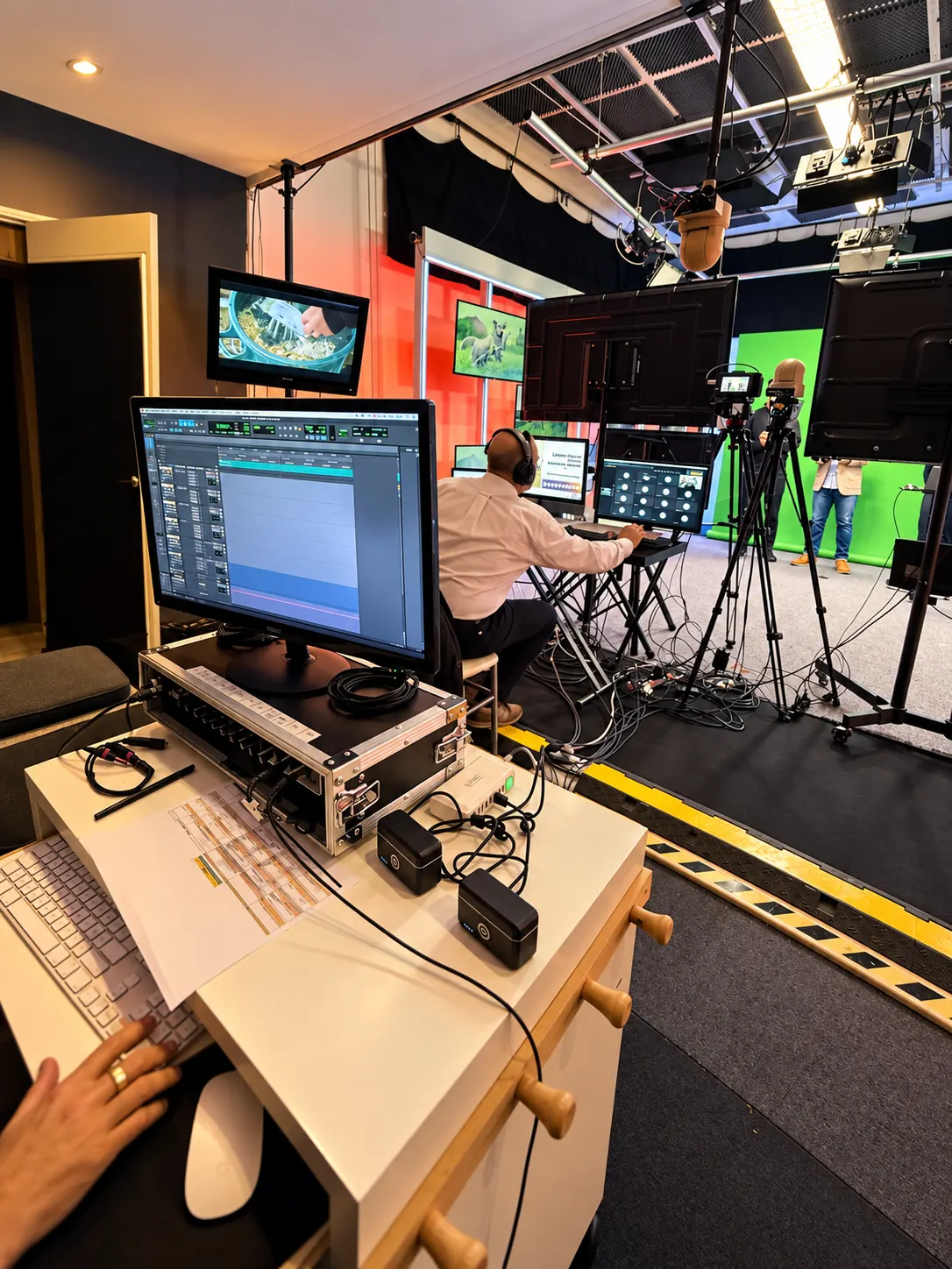 Coulisses techniques du studio RECBOX